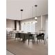 Pendule, Lustre suspendate - Pendul LED decorativ ceramic Gri, Alb, PALLINA
