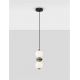 Pendule, Lustre suspendate - Pendul LED decorativ ceramic Gri, Alb, PALLINA