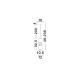 Pendule, Lustre suspendate - Pendul LED decorativ ceramic Gri, Alb, PALLINA