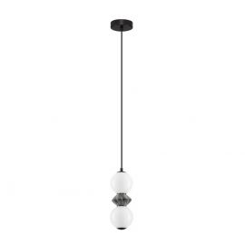 Pendul LED decorativ ceramic Gri, Alb, PALLINA