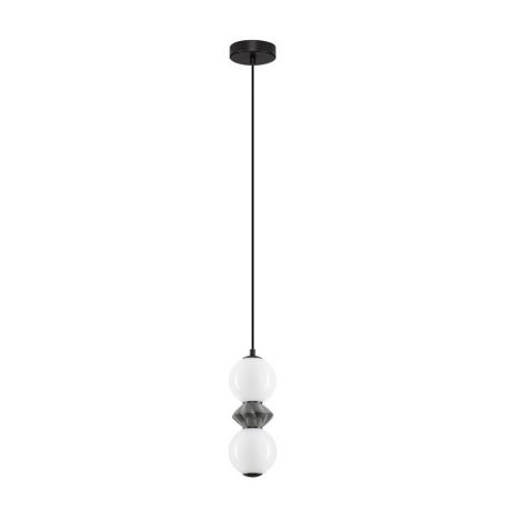 Pendule, Lustre suspendate - Pendul LED decorativ ceramic Gri, Alb, PALLINA