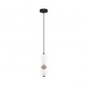 Pendul LED decorativ ceramic Mocha, Alb, PALLINA