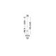 Pendule, Lustre suspendate - Pendul LED decorativ ceramic Mocha, Alb, PALLINA