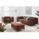 Banchete-Tabureti - Taburete elegant stil Chesterfield, Microfibra, Maro Antic, MODERN BAROCK 90cm