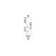 Pendule, Lustre suspendate - Pendul LED decorativ ceramic gri, alb, PALLINA