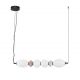 Pendule, Lustre suspendate - Pendul LED decorativ ceramic mocha, gri, alb, PALLINA