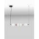Pendule, Lustre suspendate - Pendul LED decorativ ceramic mocha, gri, alb, PALLINA
