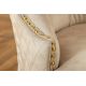 Seturi scaune, HoReCa - Set 2 scaune Stil Baroc, Catifea, Bej, Metal, Auriu, Castle