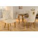 Seturi scaune, HoReCa - Set 2 scaune Stil Baroc, Catifea, Bej, Metal, Auriu, Castle