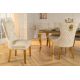 Seturi scaune, HoReCa - Set 2 scaune Stil Baroc, Catifea, Bej, Metal, Auriu, Castle