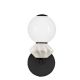 Aplica LED decorativa ceramica gri, alb, PALLINA