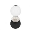 Aplica LED decorativa ceramica gri, alb, PALLINA