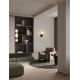 Aplice, corpuri de iluminat pentru pereti - Aplica LED decorativa ceramica gri, alb, PALLINA