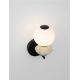 Aplice, corpuri de iluminat pentru pereti - Aplica LED decorativa ceramica gri, alb, PALLINA