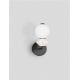 Aplice, corpuri de iluminat pentru pereti - Aplica LED decorativa ceramica gri, alb, PALLINA