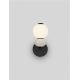 Aplice, corpuri de iluminat pentru pereti - Aplica LED decorativa ceramica gri, alb, PALLINA
