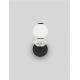 Aplice, corpuri de iluminat pentru pereti - Aplica LED decorativa ceramica gri, alb, PALLINA