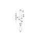Pendule, Lustre suspendate - Lustra LED suspendata decorativa ceramica mocha, gri, alb, PALLINA 3L