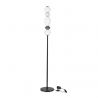 Lampadar LED decorativ ceramica gri, alb, PALLINA