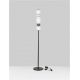 Lampadare - Lampadar LED decorativ ceramica gri, alb, PALLINA