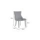 Seturi scaune, HoReCa - Set 2 scaune Stil Baroc, Catifea, Lemn, Negru, CASTLE DELUXE