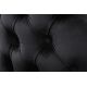 Seturi scaune, HoReCa - Set 2 scaune Stil Baroc, Catifea, Lemn, Negru, CASTLE DELUXE