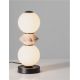 Veioze - Veioza LED decorativa ceramica mocha, alb, PALLINA