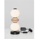 Veioze - Veioza LED decorativa ceramica mocha, alb, PALLINA