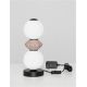 Veioze - Veioza LED decorativa ceramica mocha, alb, PALLINA