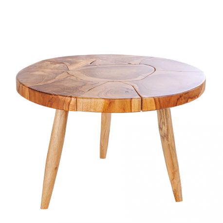 Masute Living - Masuta din lemn de tec MOSAIK 60cm