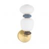 Aplica LED decorativa ceramica albastru, alb, PALO 