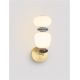 Aplice, corpuri de iluminat pentru pereti - Aplica LED decorativa ceramica albastru, alb, PALO
