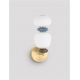 Aplice, corpuri de iluminat pentru pereti - Aplica LED decorativa ceramica albastru, alb, PALO