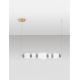 Pendule, Lustre suspendate - Lustra LED decorativa ceramic maro, albastru, alb, PALO