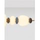 Pendule, Lustre suspendate - Lustra LED decorativa ceramic maro, albastru, alb, PALO