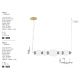 Pendule, Lustre suspendate - Lustra LED decorativa ceramic maro, albastru, alb, PALO