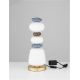 Veioze - Veioza LED decorativa ceramica maro, albastru, alb, PALO