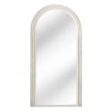 Oglinda de perete decorativa Art Deco 160cm, alb