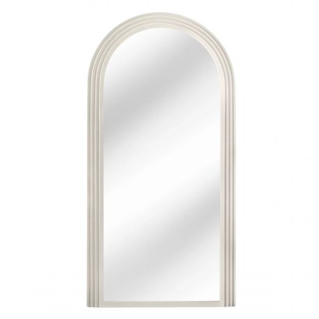 Oglinzi - Oglinda de perete decorativa Art Deco 160cm, alb