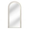 Oglinda de perete decorativa Art Deco 160cm, alb