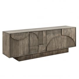 Comode - Comoda cu model optic 3D, Lemn, ART DECO 170cm