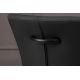 Seturi scaune, HoReCa - Set de 2 scaune, Metal, Piele Naturala, Negru, SAMSON