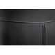 Scaune - Scaun pivotant modern, Piele Naturala, Negru, PAPILLON
