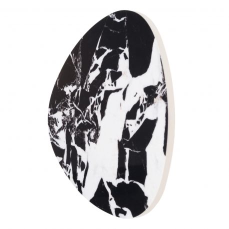Aplice, corpuri de iluminat pentru pereti - Aplica de perete LED, Marmura, Negru, Marbles 6W