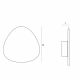 Aplice, corpuri de iluminat pentru pereti - Aplica de perete LED, Marmura, Alb, Marbles 6W