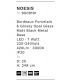 Pendule, Lustre suspendate - Pendul LED decorativ portelan bordeaux, sticla alb, NOESIS