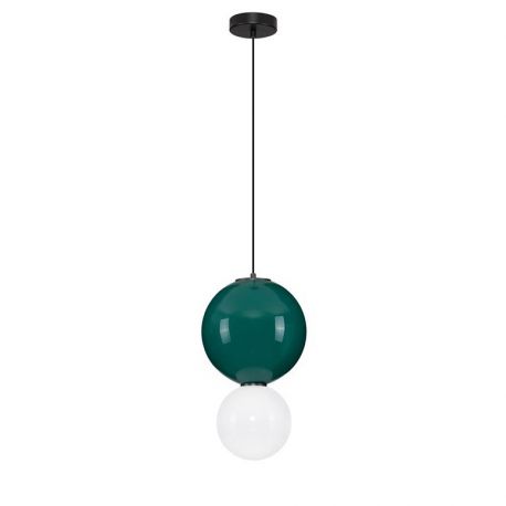 Pendule, Lustre suspendate - Pendul LED decorativ portelan jasper, sticla alb, NOESIS