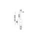 Pendule, Lustre suspendate - Pendul LED decorativ portelan mocha, sticla alb, NOESIS