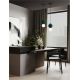 Pendule, Lustre suspendate - Pendul LED decorativ portelan jasper, sticla alb, NOESIS