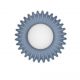 Aplice, corpuri de iluminat pentru pereti - Aplica decorativa ceramica blue gri, sticla alb, PETEL